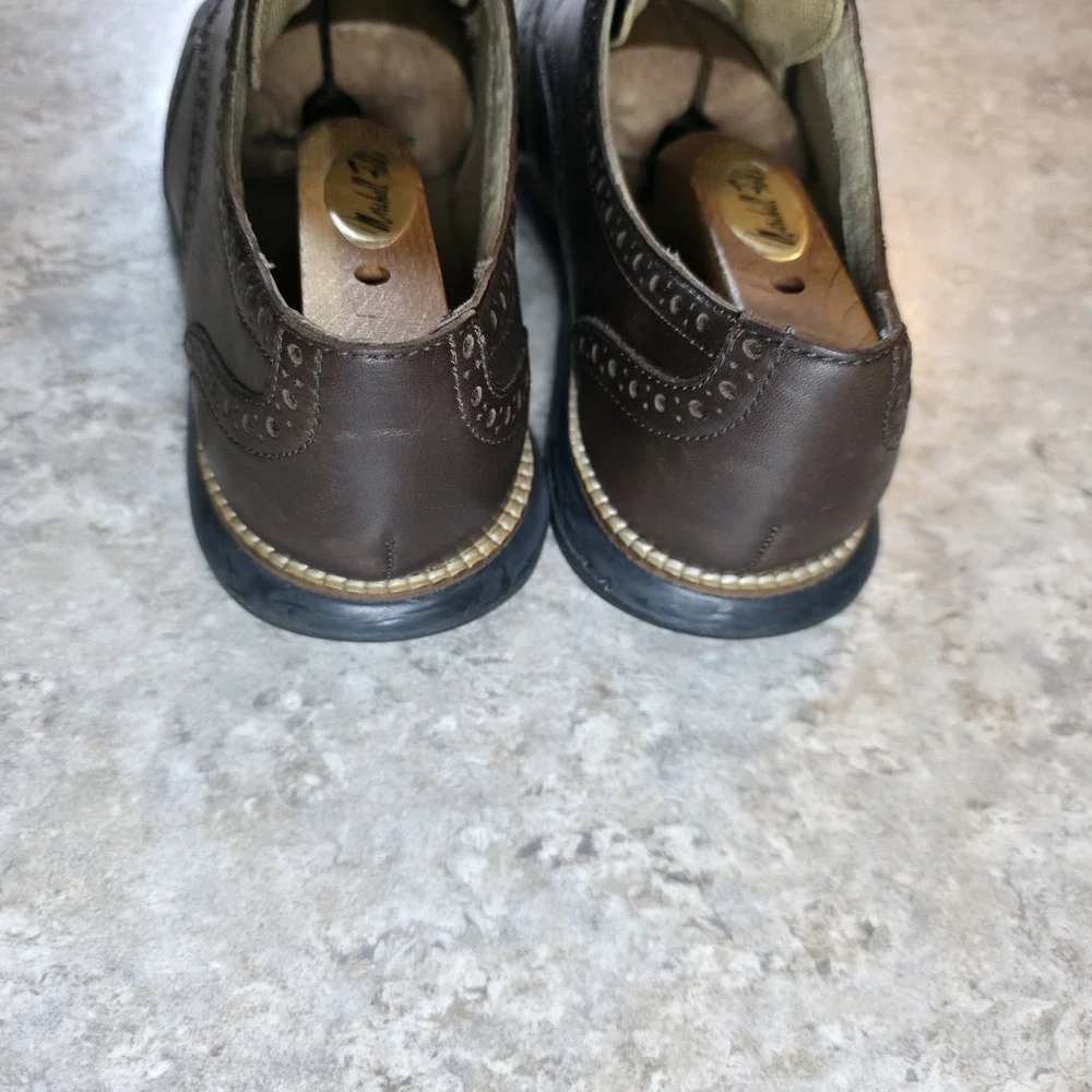 Cole Haan Grandsprint II Shoes Mens 9.5 M Brown Leather Wingtip‎ Grand OS C12697